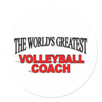 The World's Greatest Volleyball Coach stickers by theworldsgreatest The World's Greatest Volleyball Coach stickers