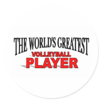 The World's Greatest Volleyball Player stickers by theworldsgreatest The World's Greatest Volleyball Player stickers