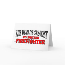 The World's Greatest Volunteer Firefighter cards