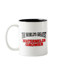 The World's Greatest Watermelon Grower mugs by theworldsgreatest The World's Greatest Watermelon Grower mugs