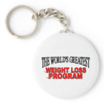 The World's Greatest Weight Loss Program Keychains