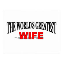 The World's Greatest Wife Postcard