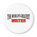 The World's Greatest Writer magnets by theworldsgreatest The World's Greatest Writer magnets