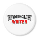 The World's Greatest Writer magnets