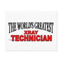 The World's Greatest Xray Technician postcards