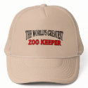 The World's Greatest Zoo Keeper hats