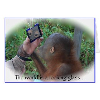 The World's Looking Glass: Face in the Mirror card