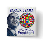 The World's President buttons