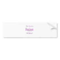 The World's Sexiest Wifey Bumper Sticker
