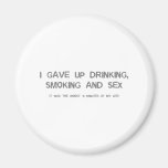 The worst day of my life fridge magnet