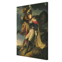 The Wounded Cuirassier, 1814 Canvas Prints