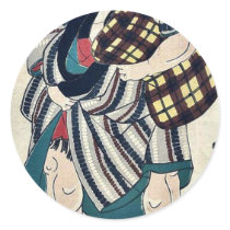 The wrestler Arakuma by Utagawa,Toyokuni Sticker