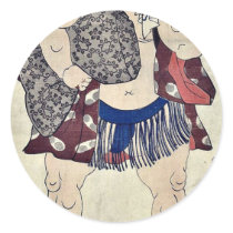 The wrestler Ichiriki by Utagawa,Toyokuni Sticker