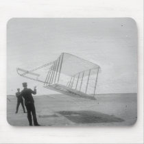 The Wright Brothers test flight Mouse Pad