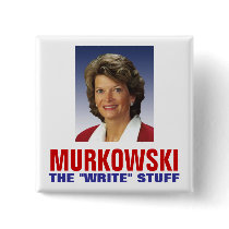 The "Write" Stuff - Lisa Murkowski buttons