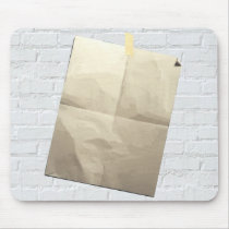 The Writing's On The Wall Mouse Pad Blank mousepads