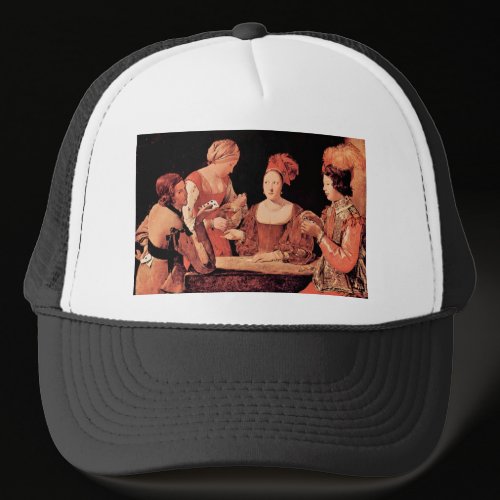 The wrong player, with cross-aces by La Tour Hat