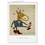 The Wrong Shoes Greeting Cards