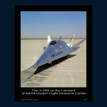 The X-24B on the Lakebed at NASA Dryden Center posters by Space_Exploration The X-24B on the Lakebed at NASA Dryden Center posters