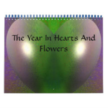 The Year In Hearts And Flowers calendar