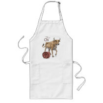 The Year of the Ox Apron aprons