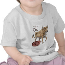 The Year of the Ox Baby Shirt t-shirts