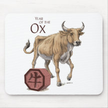 The Year of the Ox Mousepad