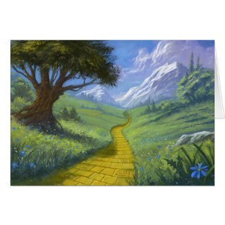 The Yellow Brick Road Greeting Card
