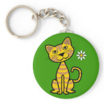 The Yellow Cat Key Chain