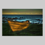 The Yellow Dory Of White Point canvas Print