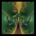 The yellow .... road? Abstract Poster posters