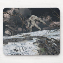 The yeti mouse mat