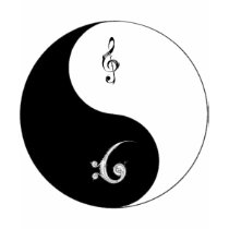The Yin-Yang Clefs t-shirts by JPanagakis The Yin-Yang Clefs t-shirts