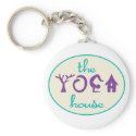 The Yoga House Key Chain zazzle_keychain