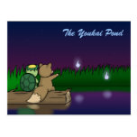 The Youkai Pond- Kappa and Kitsune Post Card
