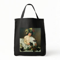 The Young Bacchus, Caravaggio Tote Bags