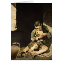 The Young Beggar, c.1650 Greeting Card