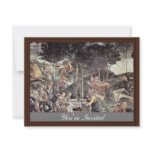 The Youth Of Moses By Botticelli Sandro Invitation