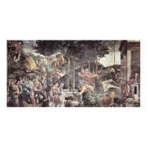 The Youth Of Moses By Botticelli Sandro Photo Greeting Card