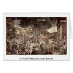 The Youth Of Moses By Sandro Botticelli Card