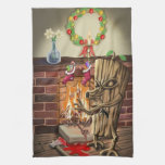 The Yule Logs Revenge V2 Kitchen Towels