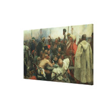 The Zaporozhye Cossacks Gallery Wrap Canvas