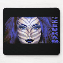 The Zebran Mousepad mousepad