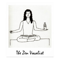 The Zen Vocalist print by zen_music The Zen Vocalist print