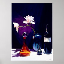 "The Zin" Wine & Art Glass Watercolor Print
