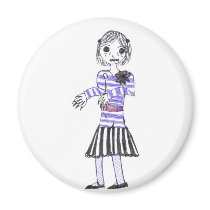 The zombie 2 magnets by loudesigns The zombie 2 magnets