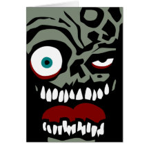 The Zombie face of doom Cards