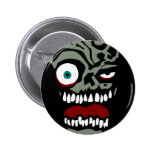 The Zombie face of doom Pins