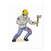 The Zombie Worker Post Cards