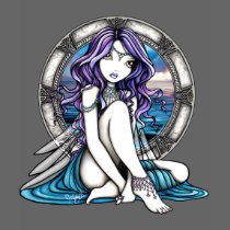 Thea Gothic Water Nymph Fairy Goddess Top t-shirts
